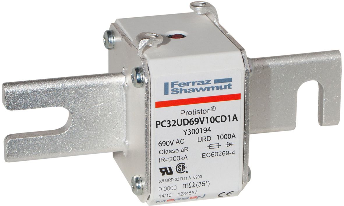 Y300194 - PROTISTOR® SB aR, german slotted blade, DIN110, D11A, sz.32, 690VAC IEC, 1000A